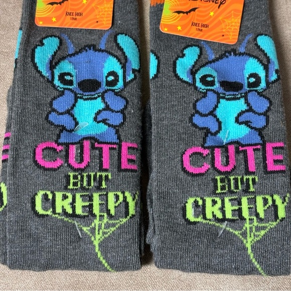 Lilo & Stitch Halloween Women's Knee High Socks, 1-Pack, Size 4-10 - Picture 2 of 3